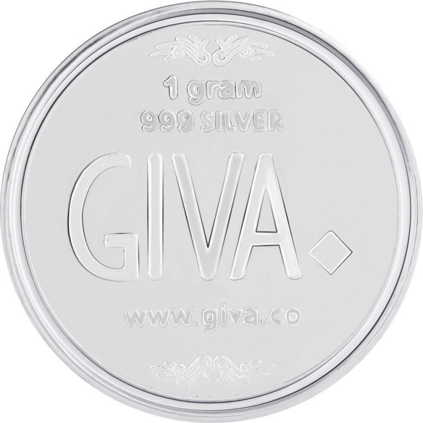 GIVA 999 Silver Coin S 999 2 g Sterling Silver Coin Price in India