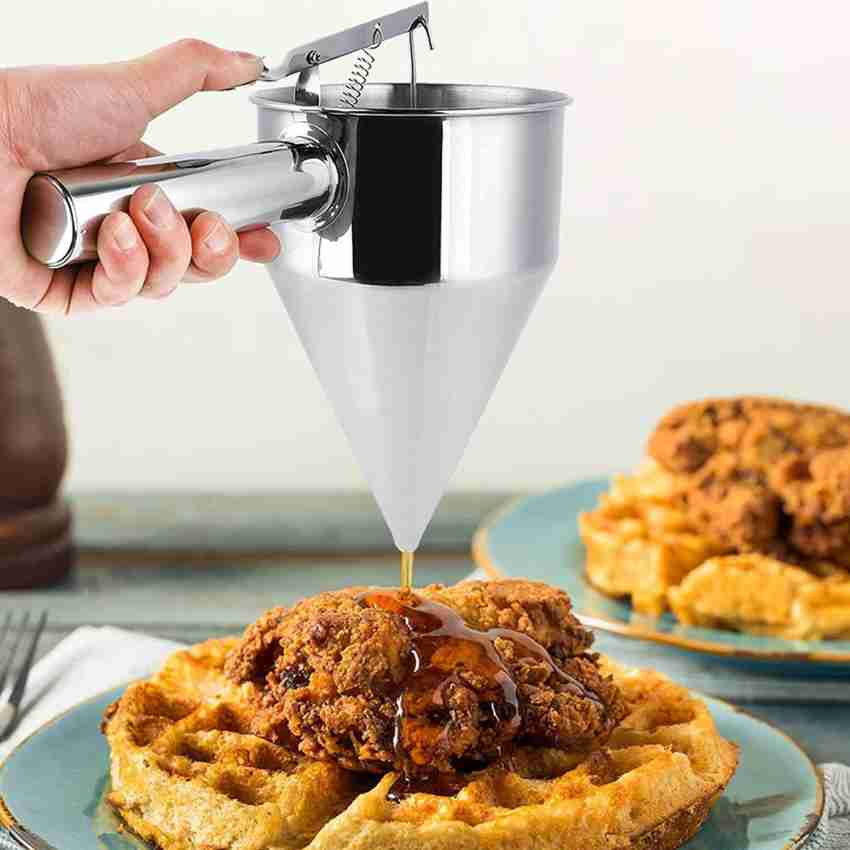 Niralasa Pancake Batter Dispenser - 304 Food Grade Funnels with