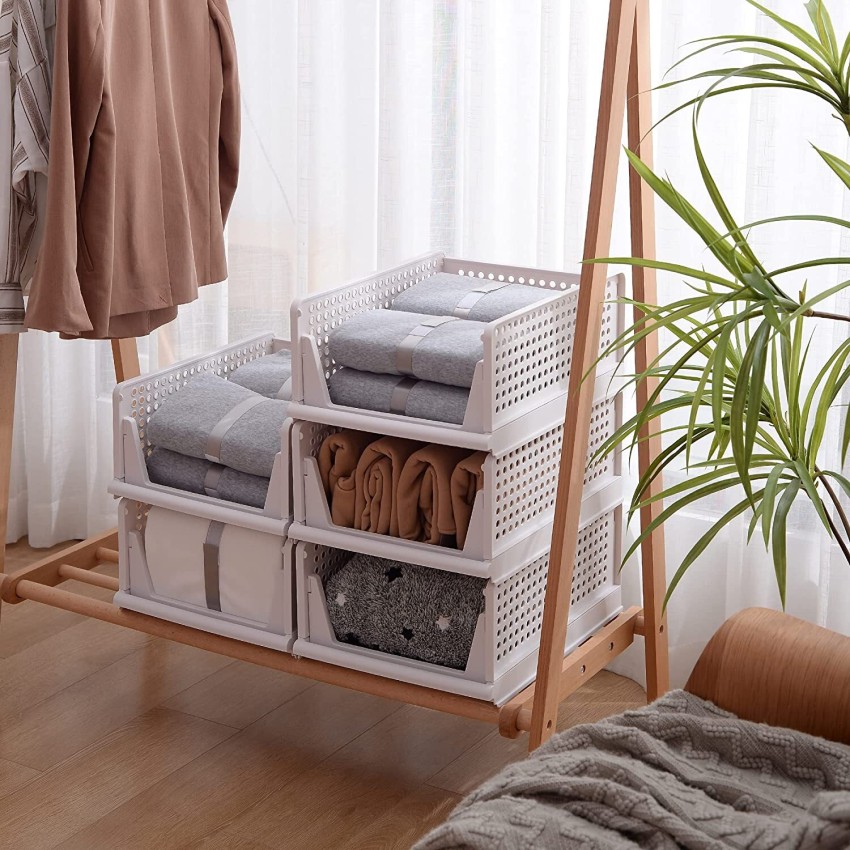 Closet Storage Shelf Layered Partitions Organizers of Cabinets and