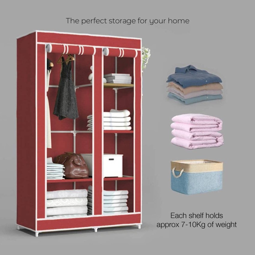 Plastic Folding Wardrobes Storage Portable Clothes Locker Home