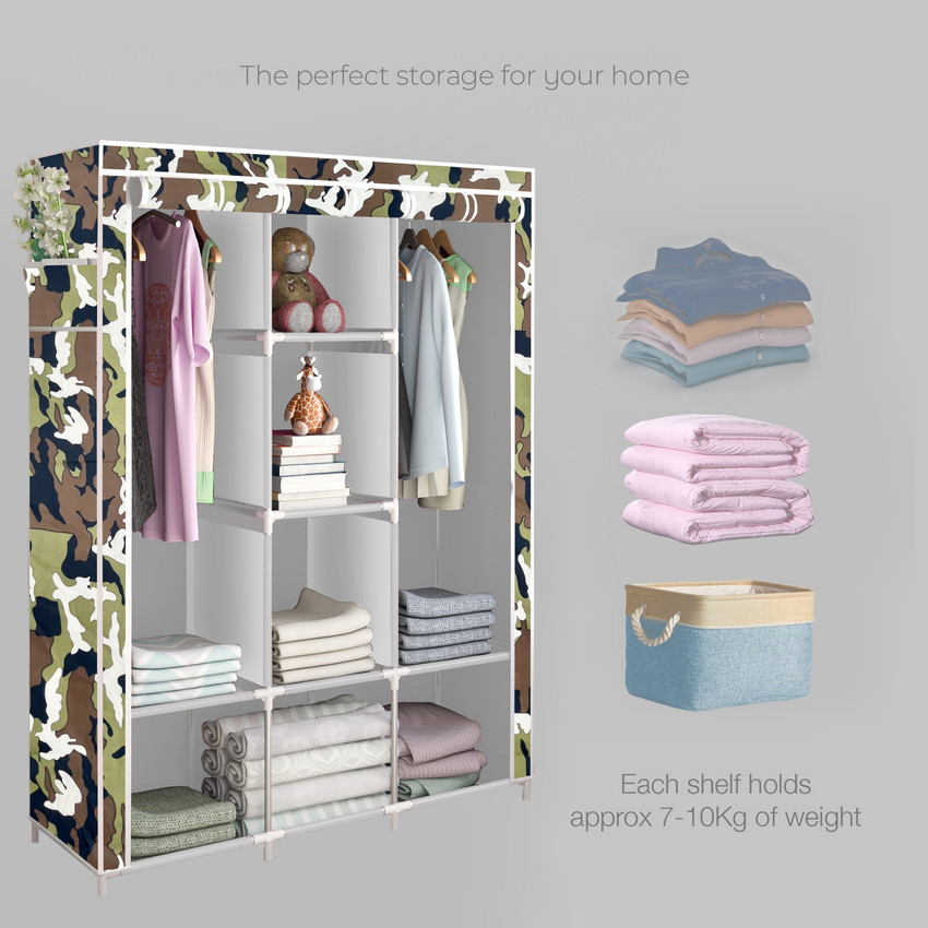 Flipkart Perfect Homes Studio Premium Quality 3 Door 8 Shelf