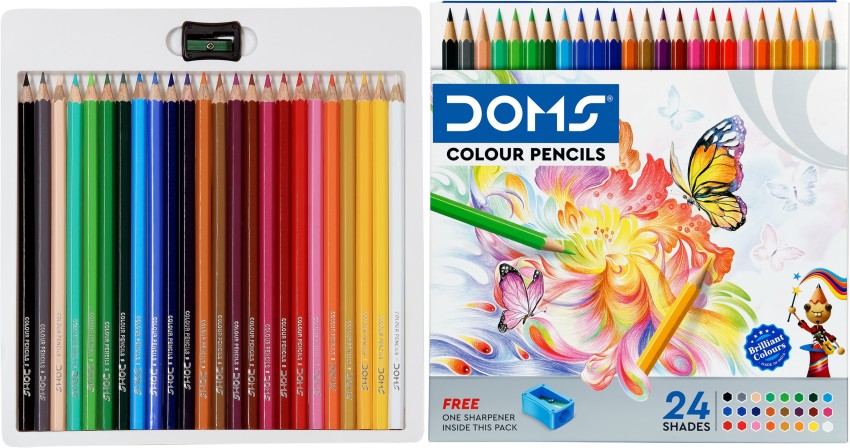 Doms Fsc 24 Shades Colour Pencil