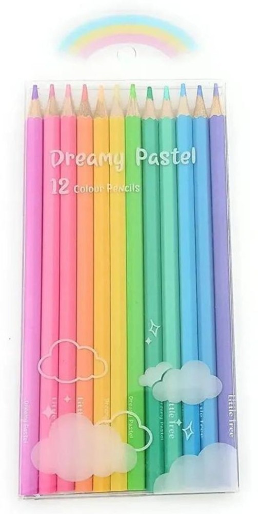 barbarik Pastel Color Pencils for Kids (Multicolor