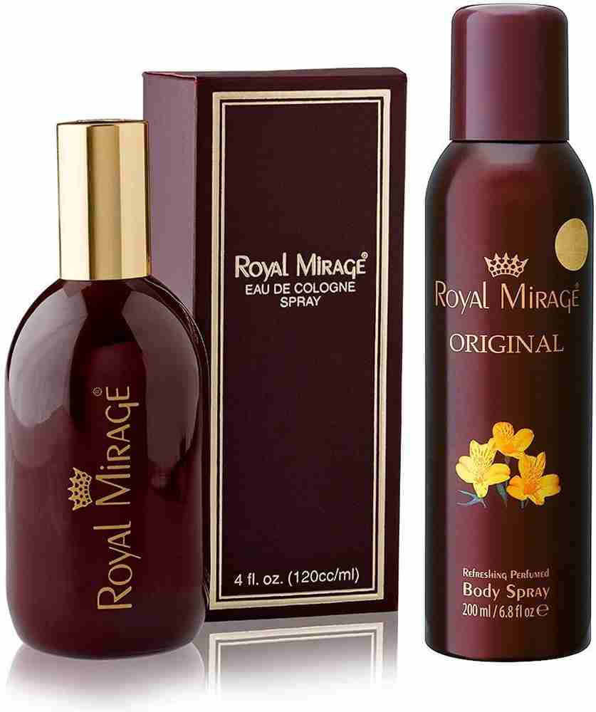 ROYAL MIRAGE Brown Perfume Eau de Cologne Classic Original 120 ml Set of 2 Price in India Buy ROYAL MIRAGE Brown Perfume Eau de Cologne Classic Original 120 ml