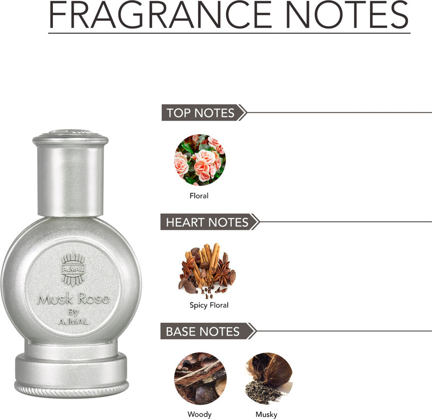 Ajmal MUSK ROSE Floral Attar Price in India Buy Ajmal MUSK ROSE