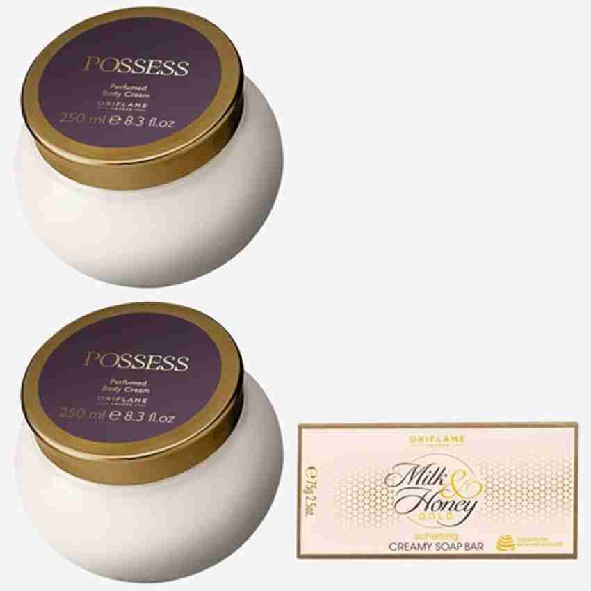 Oriflame POSSESS Perfumed Body Cream 250 ml pack of 2 with MILK