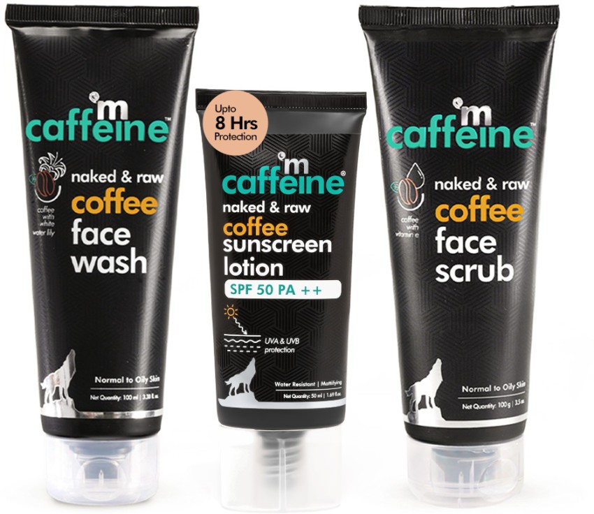 Buy mCaffeine Naked & Raw Sun Protection Coffee Face Serum 40 ml Online at  Discounted Price