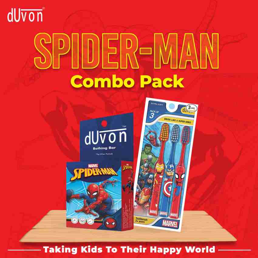 dUvon brush red Marvel spider man