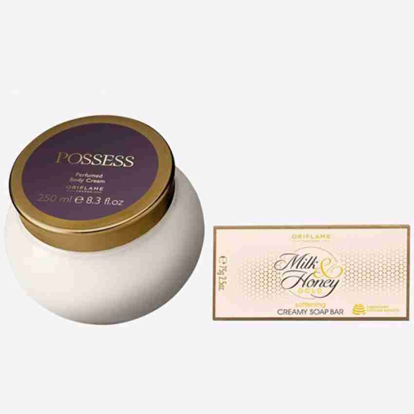 Oriflame POSSESS Perfumed Body Cream 250 ml with MILK HONEY GOLD