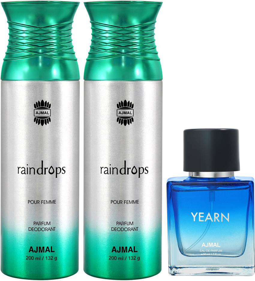 Ajmal Raindrops Raindrops Deos Gift For Women each 200 ml