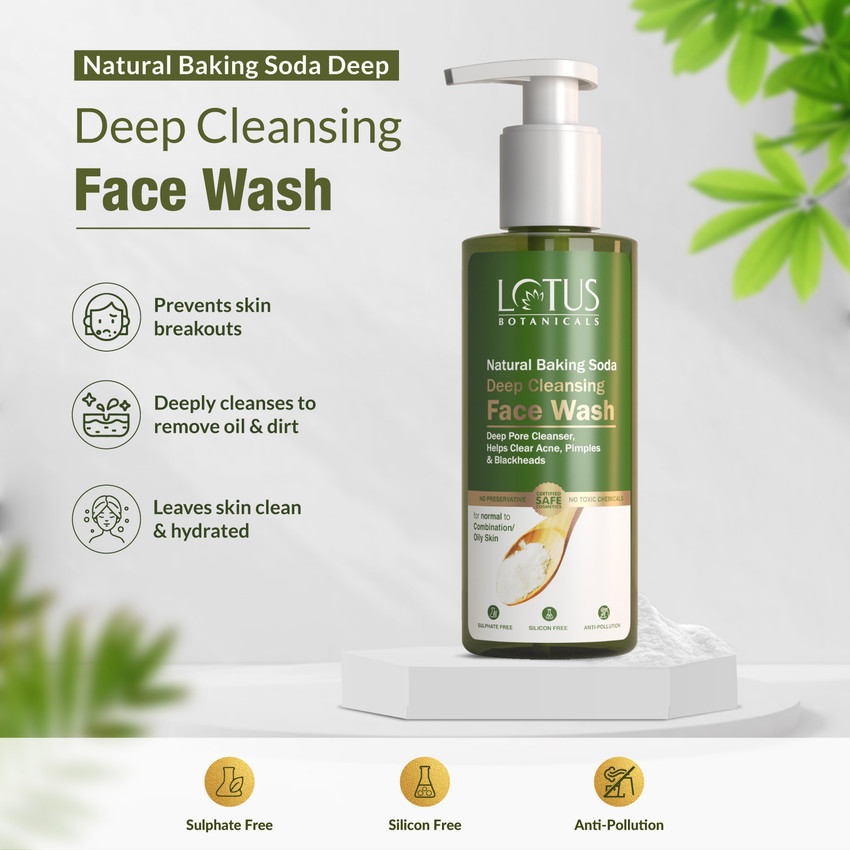 Lotus Botanicals Baking Soda Anti Acne First Aid Combo Baking