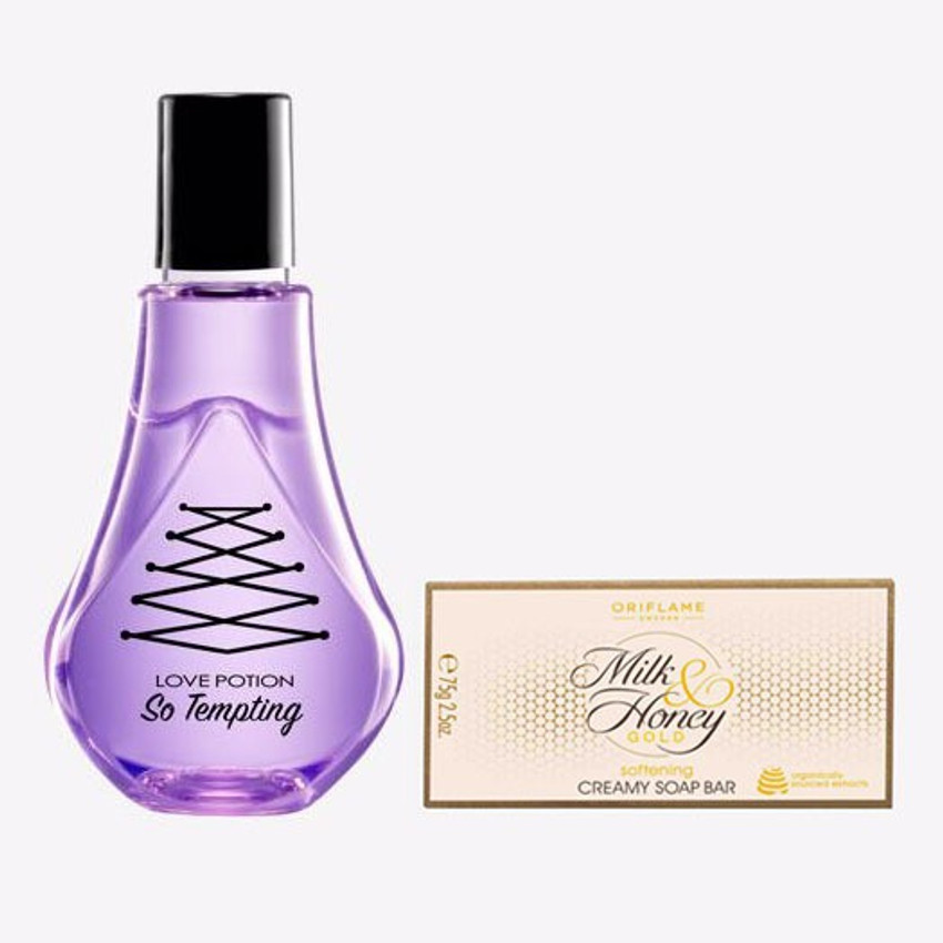 Oriflame LOVE POTION So Tempting Fragrance Mist 75 ml with MILK