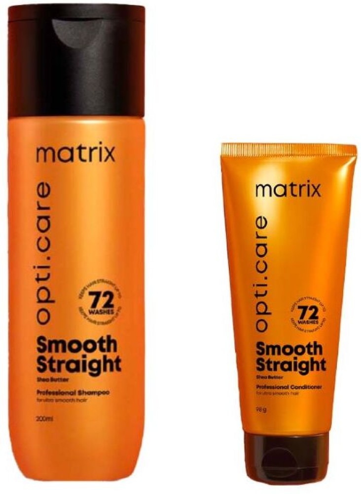 Matrix Opti Care Smooth Straight Professional Shampoo for Frizzfree Hair   Paraben Free 350ml  JioMart