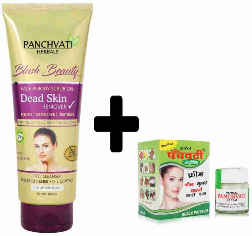 Panchvati Herbals Dead Skin Remover – Face & Body Scrub Gel, an