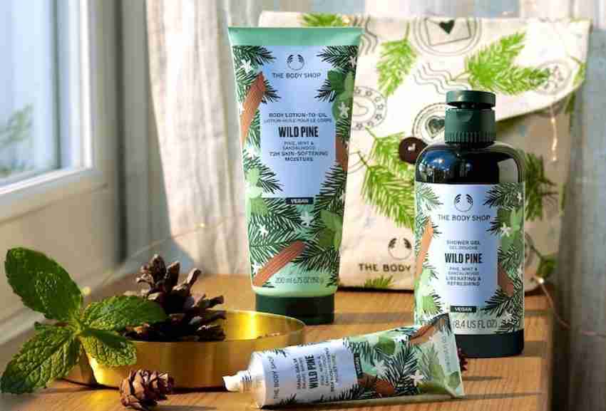 THE BODY SHOP Pine & Divine Wild Pine Essentials Gift Set Price in India -  Buy THE BODY SHOP Pine & Divine Wild Pine Essentials Gift Set online at