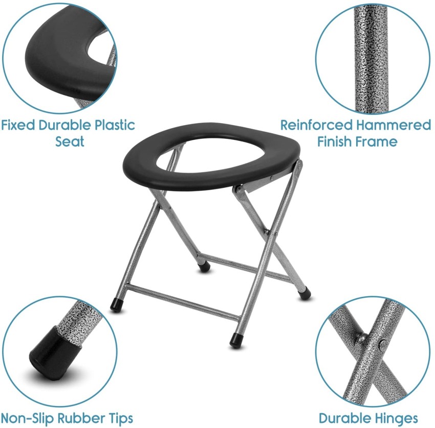 KosmoCare Premium Imported Folding Commode Stool Commode Chair Price in  India - Buy KosmoCare Premium Imported Folding Commode Stool Commode Chair  online at