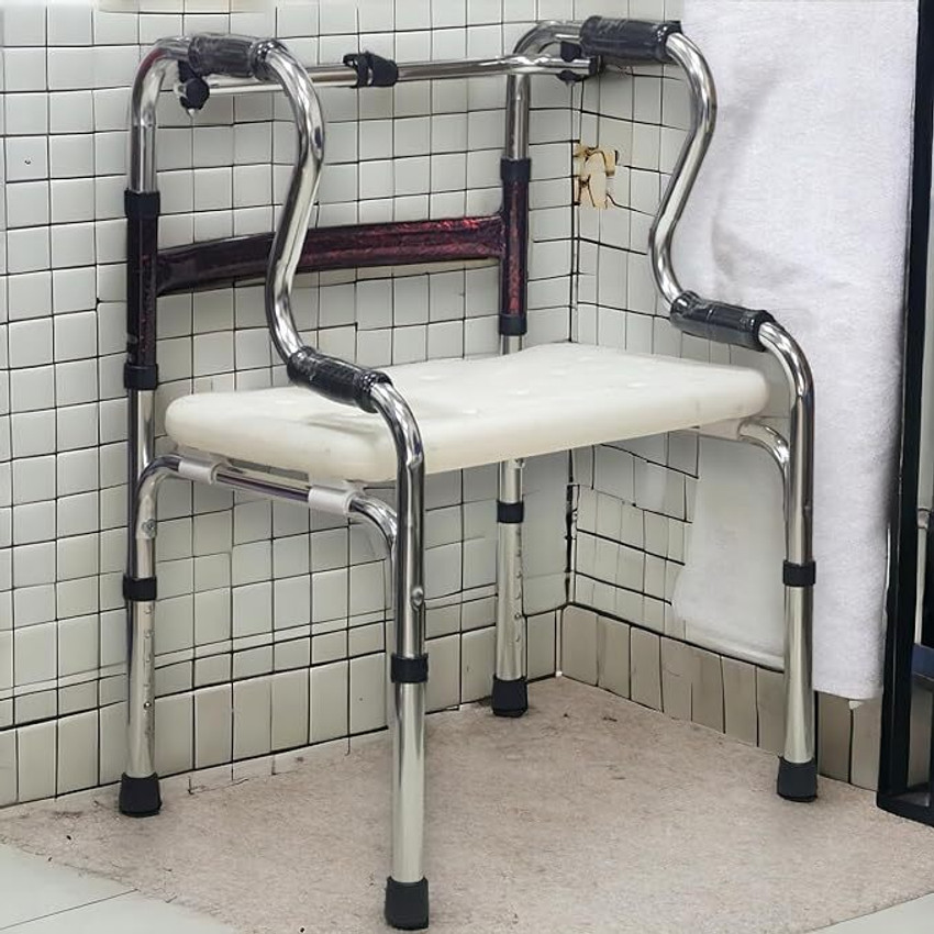 veayva 2 IN 1 Bath Bench Shower Chair ALLUMINIUM Adult Walker with Shower seat Shower Chair Price in India Buy veayva 2 IN 1 Bath Bench Shower Chair