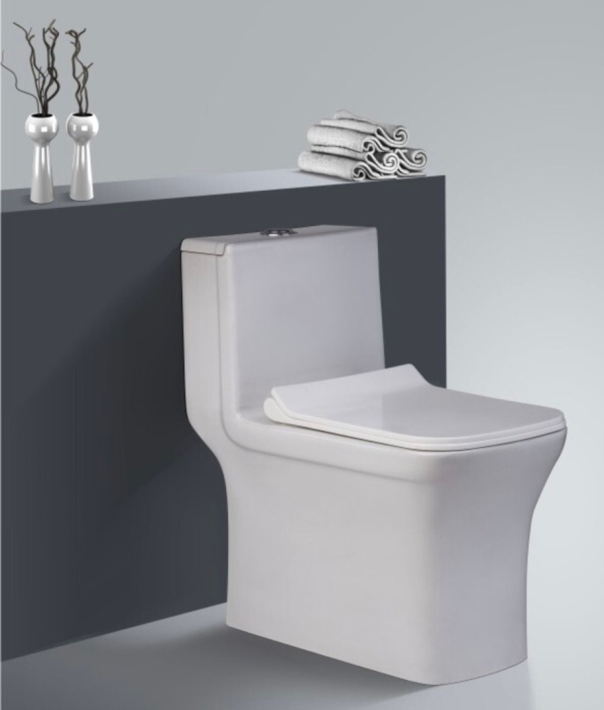 Belmonte European Water Closet Square With Slow Motion Seat Cover