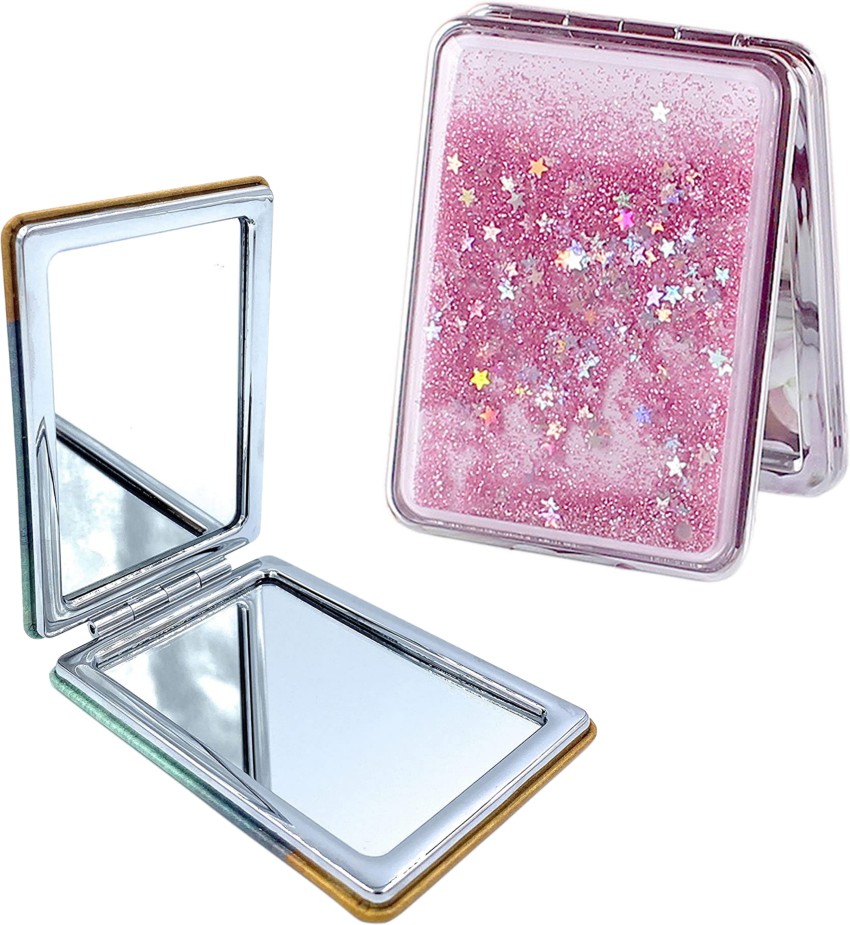 Brand: VIP Beauty Type: Folding HD Makeup Mirror Specs: Double Sided,  Magnifying, Portable Keywords: Flannelette Bag & Gift Box Key Points:  Classic Design, High Definition Viewing Main Features: Dual Magnification,  Lightweight, Easy