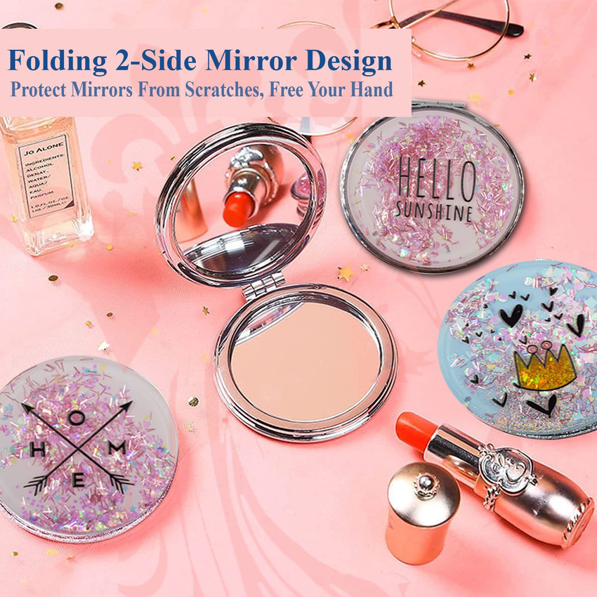 Square makeup sale mirror