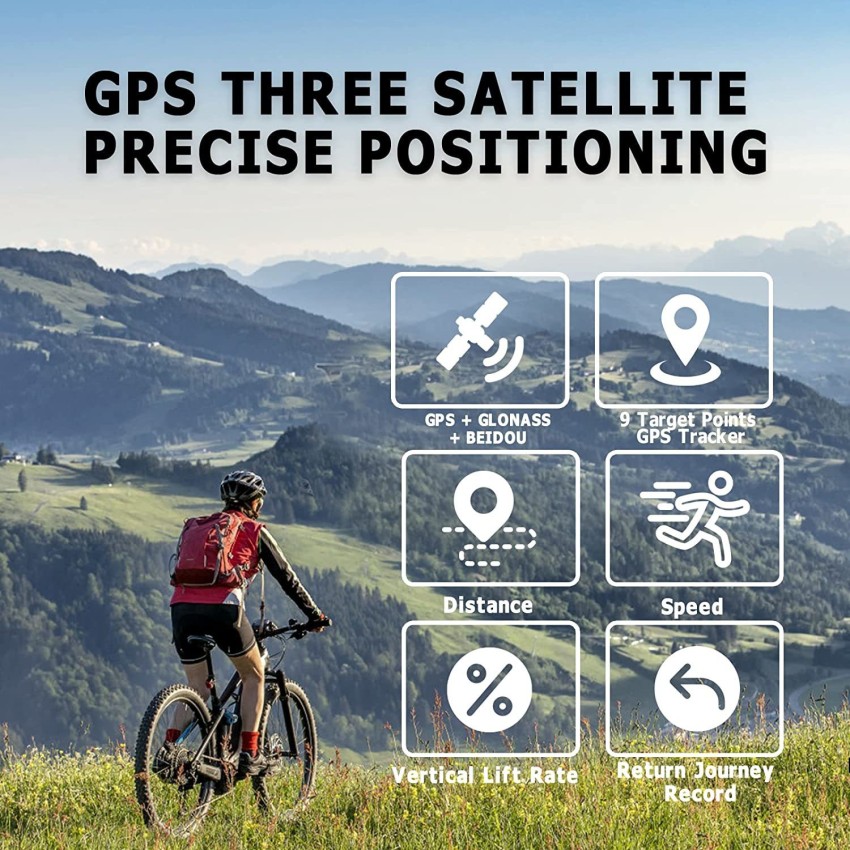 amiciSense Altimeter Barometer Compass with GPS Navigation