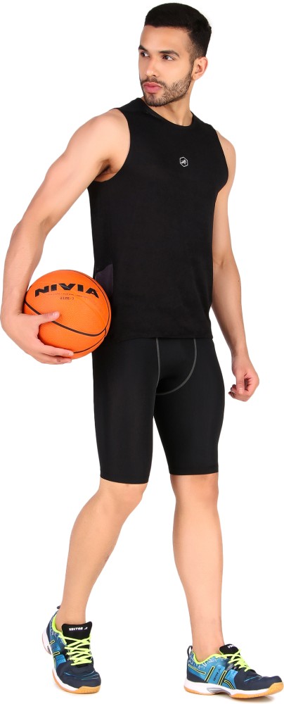 Nylon on sale compression shorts