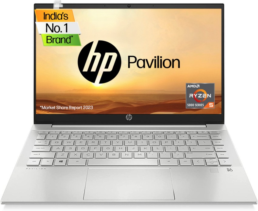 HP Pavilion AMD Ryzen 5 Hexa Core 5625U - (8 GB/512 GB SSD/Windows 11 Home)  14-EC1003AU Thin and Light Laptop