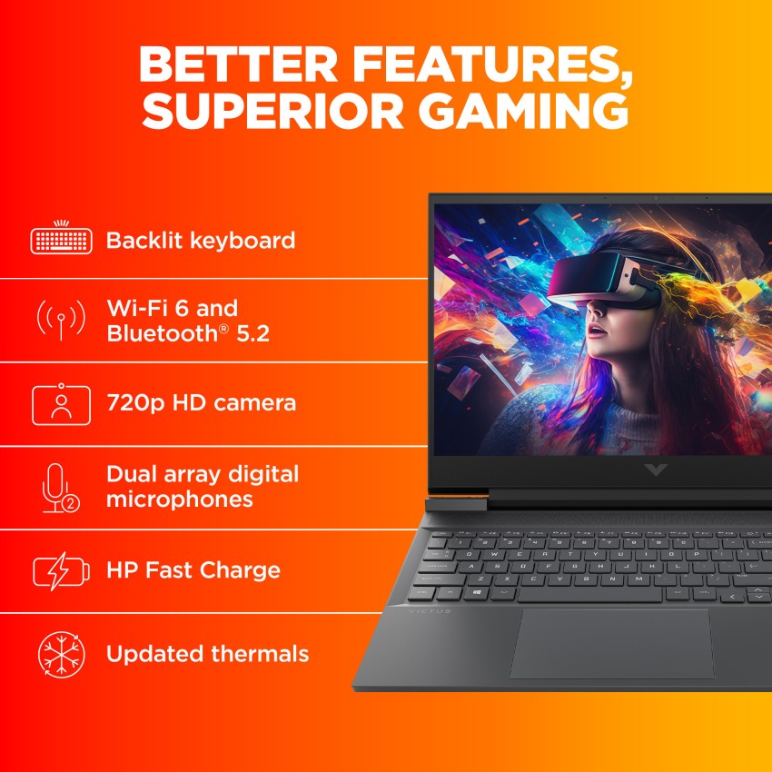 HP Victus 16 Intel Core i5 11th Gen 11400H - (8 GB/512 GB SSD/Windows 11  Home/4 GB Graphics/NVIDIA GeForce GTX 1650) 16-d0310TX Gaming Laptop  Rs.72526 Price in India - Buy HP Victus