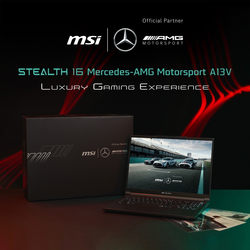 Stealth 16 Mercedes-AMG Motorsport A13V – Luxury Gaming Experience