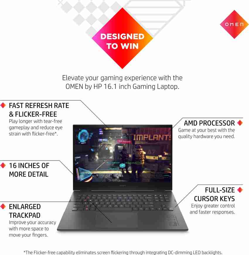 HP OMEN Intel Core i7 12th Gen 12700H - (16 GB/1 TB SSD/Windows 11 Home/8  GB Graphics/NVIDIA GeForce RTX 3070) 16-B1370TX Gaming Laptop Rs.189900  Price in India - Buy HP OMEN Intel