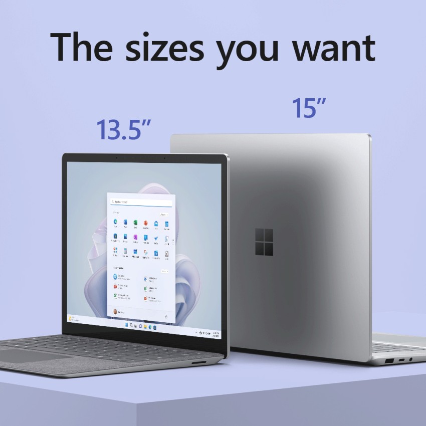 Microsoft Surface Laptop 5 13.5 (512GB SSD, Intel Core i5 12th Gen., 4.40  GHz, 8GB) Laptop - Platinum - R1S-00001 for sale online