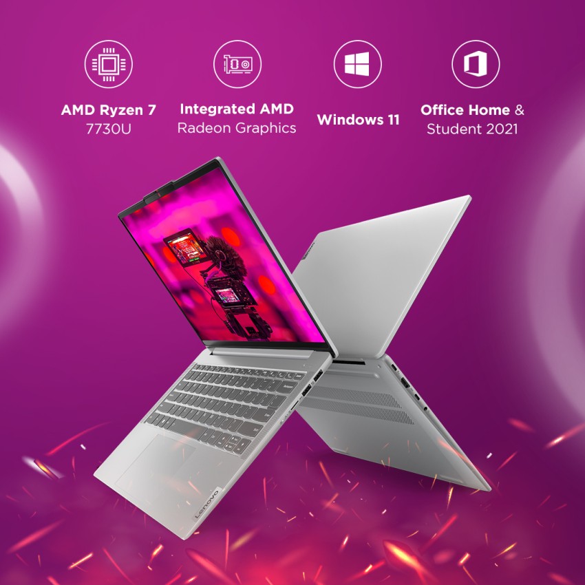 Lenovo IdeaPad Slim 5 AMD Ryzen 7 Octa Core 7730U - (16 GB/512 GB SSD/Windows  11 Home) 14ABR8 Thin and Light Laptop Rs.93590 Price in India - Buy Lenovo  IdeaPad Slim 5