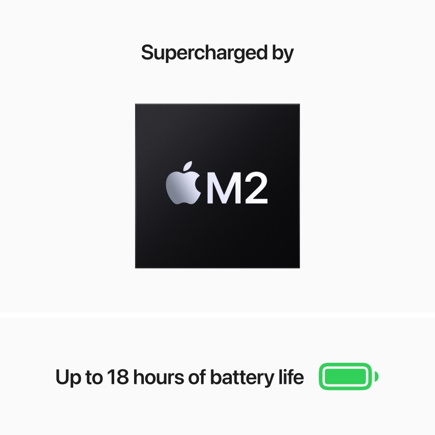 Apple 2022 MacBook AIR Apple M2 - (8 GB/512 GB SSD/Mac OS Monterey 