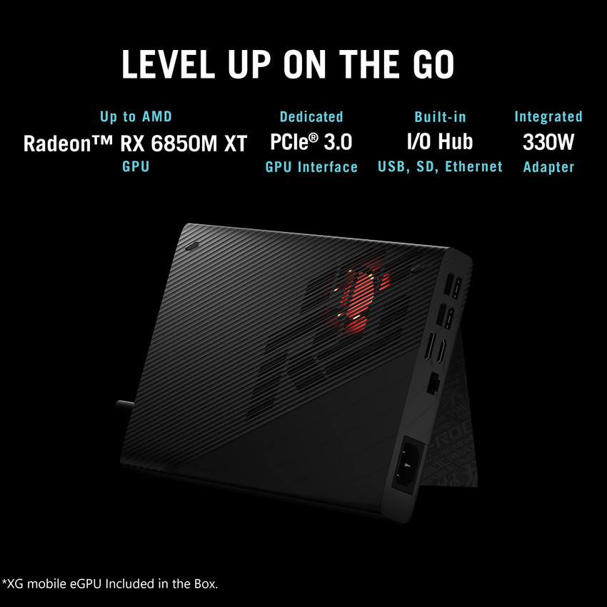ASUS ROG Flow X13 with Radeon RX 6850M XT eGPU AMD Ryzen 7 Octa