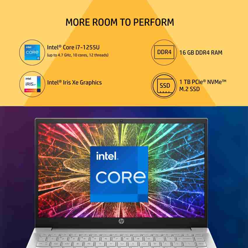 HP Pavilion Intel Core i7 12th Gen 1255U - (16 GB/1 TB SSD/Windows