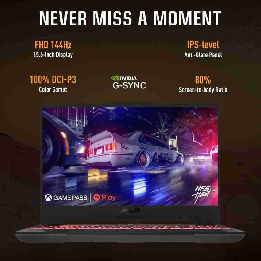 ASUS TUF Gaming F15 (2023) with 90WHr Battery Intel H-Series Core