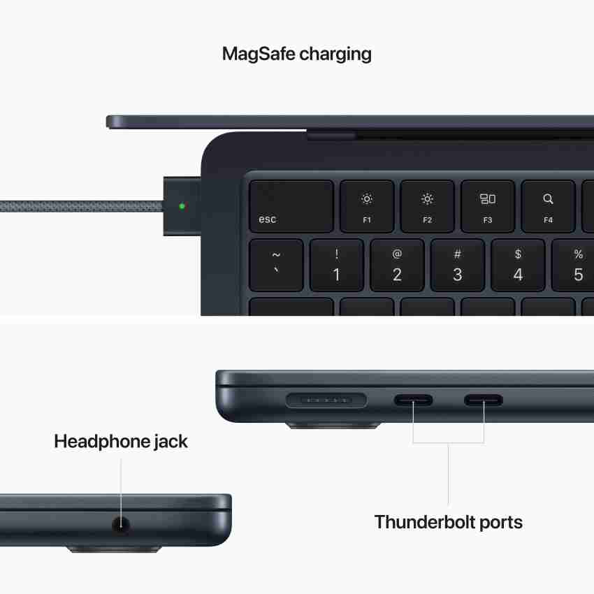 Apple 2022 MacBook AIR Apple M2 - (8 GB/256 GB SSD/Mac OS Monterey 