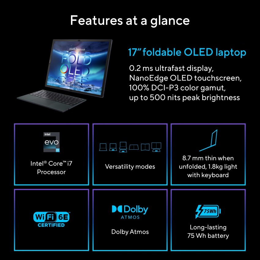 folding laptop oled