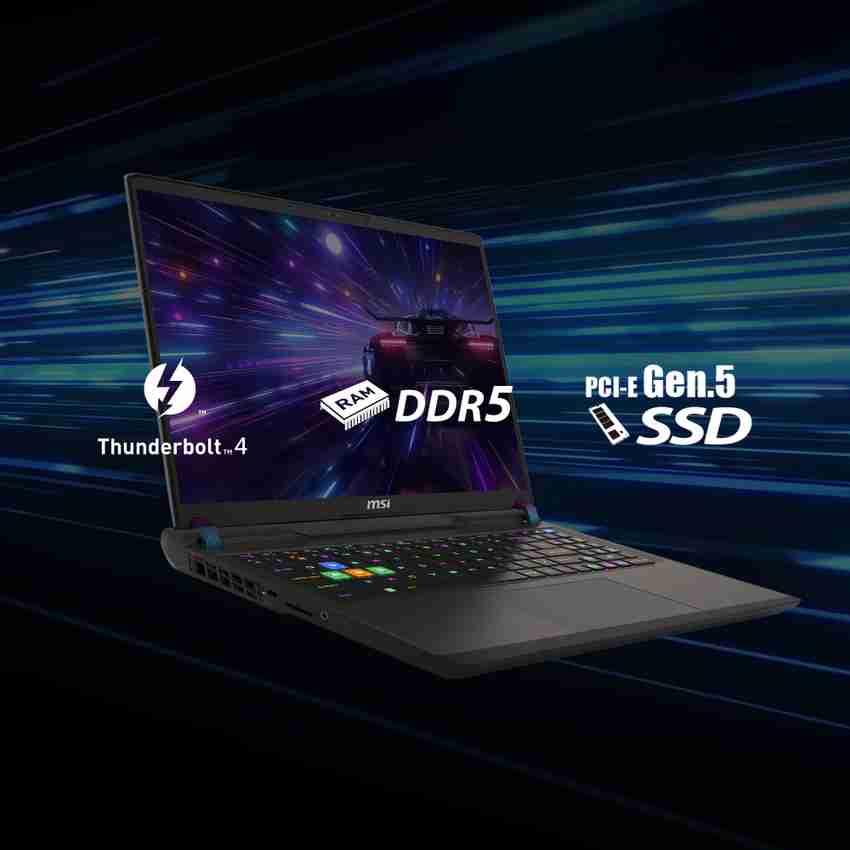MSI Vector 16 HX Intel Core i7 14th Gen 14700HX - (32 GB/1 TB SSD/Windows  11 Home/8 GB Graphics/NVIDIA GeForce RTX 4070/240 Hz) Vector 16 HX  A14VGG-279IN Gaming Laptop Rs.229990 Price in