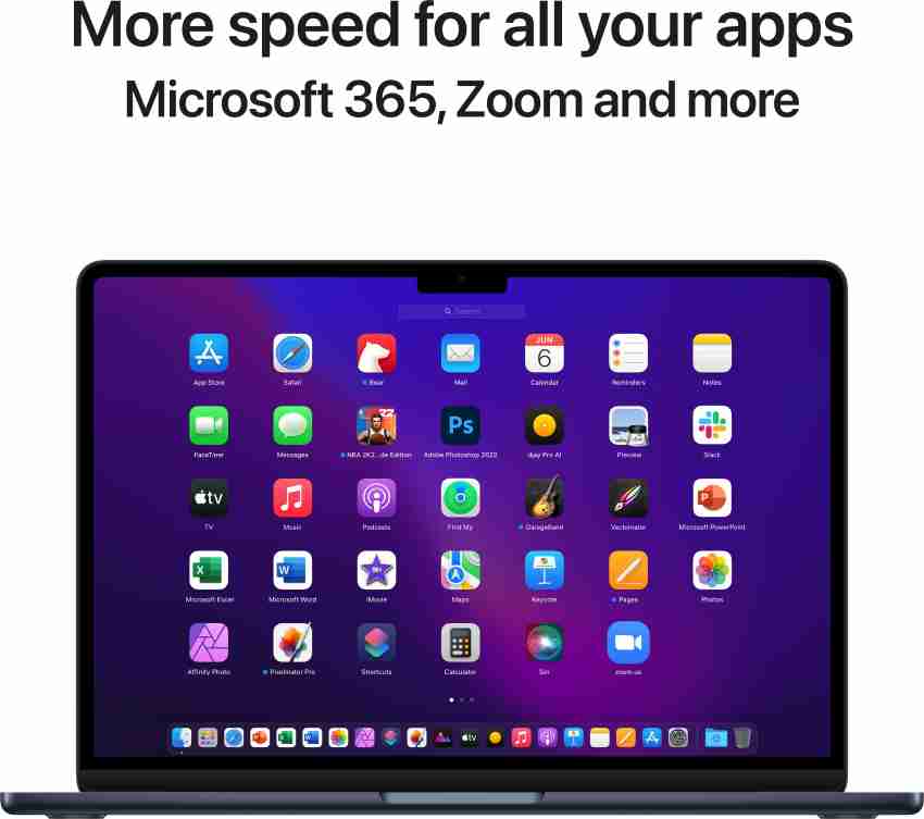 Apple 2022 MacBook AIR Apple M2 - (8 GB/256 GB SSD/Mac OS Monterey)  MLY33HN/A