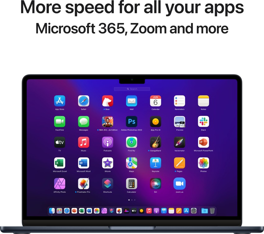 Apple 2022 MacBook AIR Apple M2 - (8 GB/512 GB SSD/Mac OS Monterey 