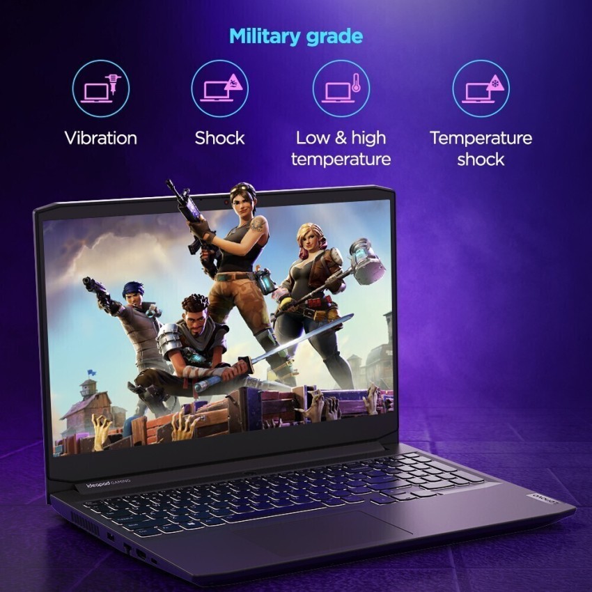 Lenovo IdeaPad Gaming 3 AMD Ryzen 7 Octa Core AMD R7-5800H - (16 GB/512 GB  SSD/Windows 11 Home/4 GB Graphics/NVIDIA GeForce RTX 3050) 15ACH6 |  15ACH6D1 Gaming Laptop Rs.118890 Price in India -