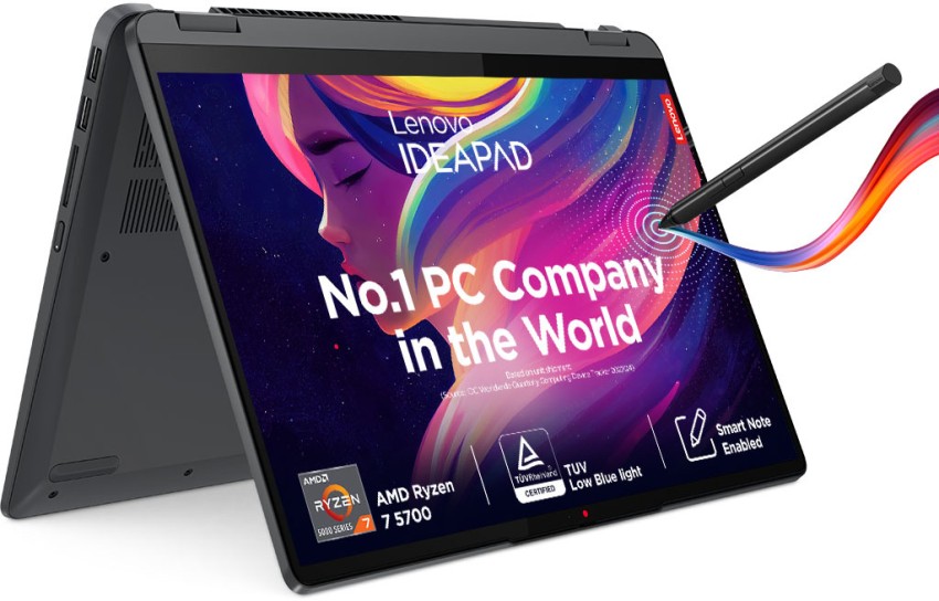 Lenovo IdeaPad Flex 5 AMD Ryzen 7 Octa Core 5700U - (16 GB/512 GB  SSD/Windows 11 Home) 14ALC7 2 in 1 Laptop Rs.89490 Price in India - Buy Lenovo  IdeaPad Flex 5