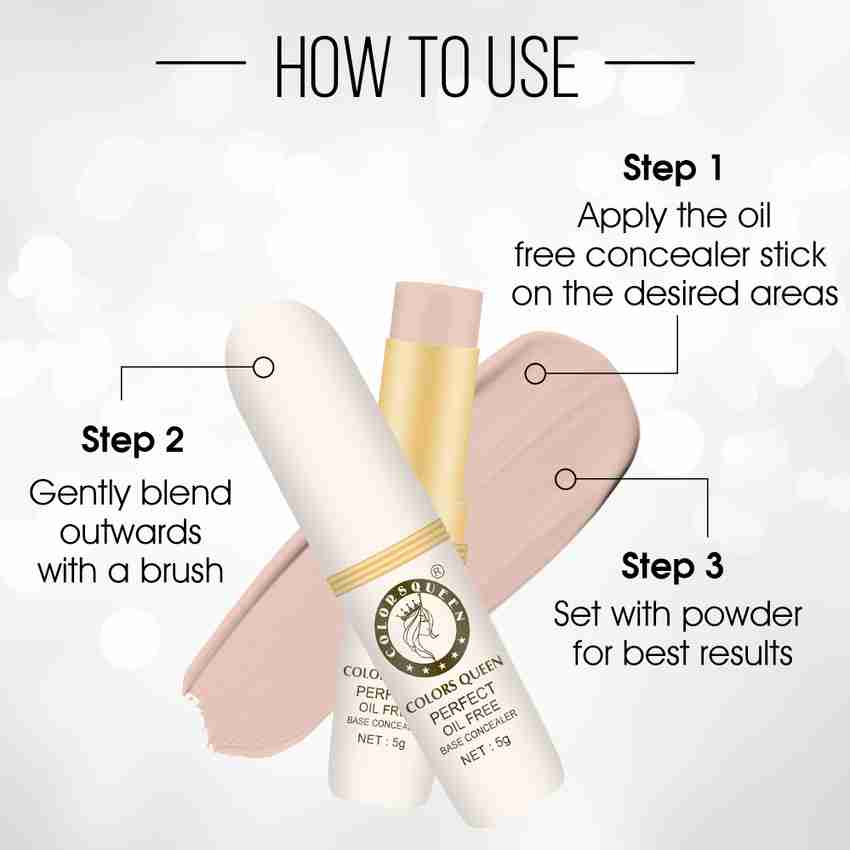COLORS QUEEN Perfect Oil Free Base Concealer Price in India Buy