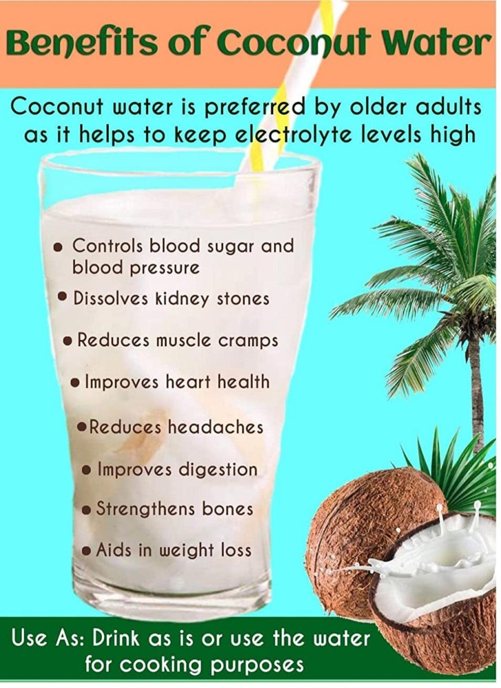 MOJOCO Refreshing Coconut Water,Made Using Real Tender Coconut