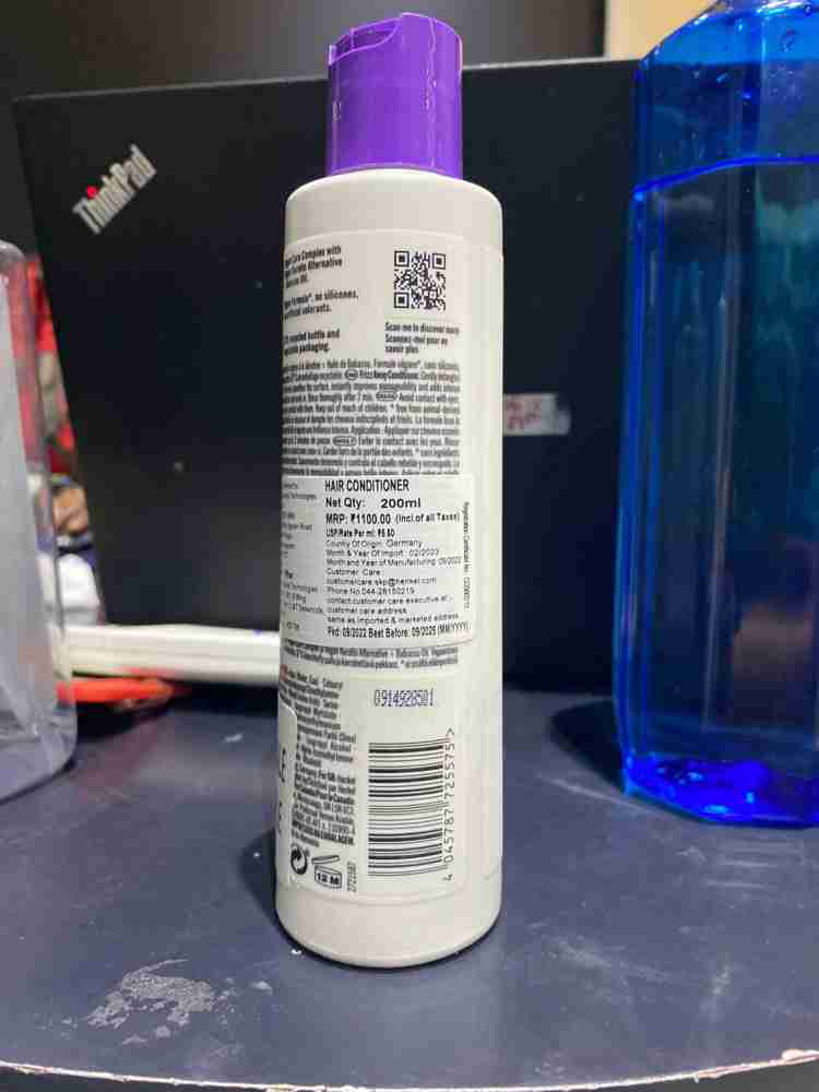 Schwarzkopf Professional Bonacure frizz away conditioner - Price