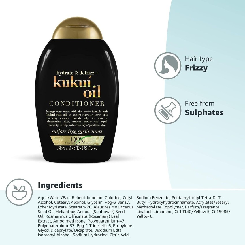 Ogx kukui oil sulfate deals free