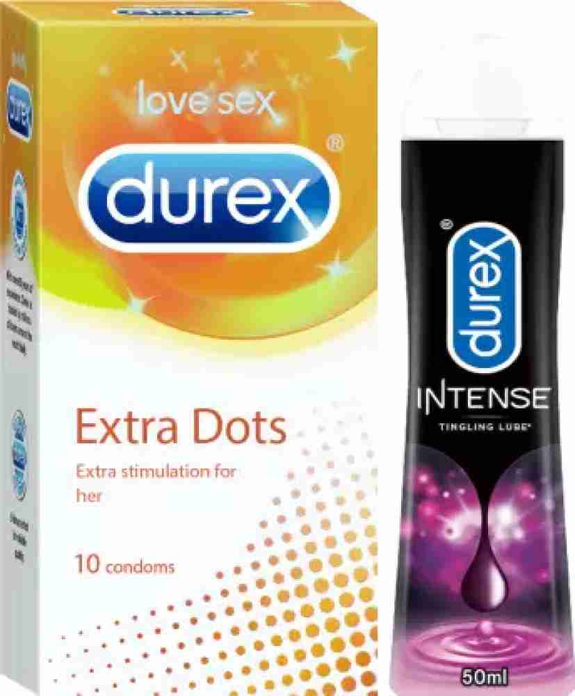 Durex Spike Condoms For Men Ice Fire Mixed Style Large