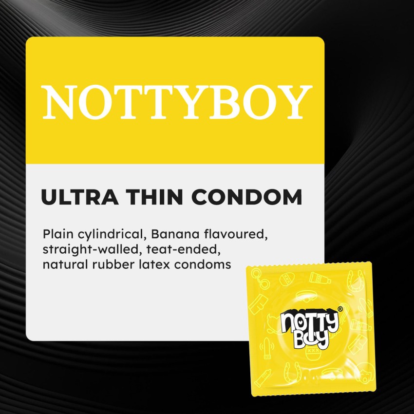 NottyBoy Extra Lubricated, Tropical Fruit Banana Flavoured, Ultra Thin  Plain Combo Pack Condom Price in India - Buy NottyBoy Extra Lubricated,  Tropical Fruit Banana Flavoured, Ultra Thin Plain Combo Pack Condom online