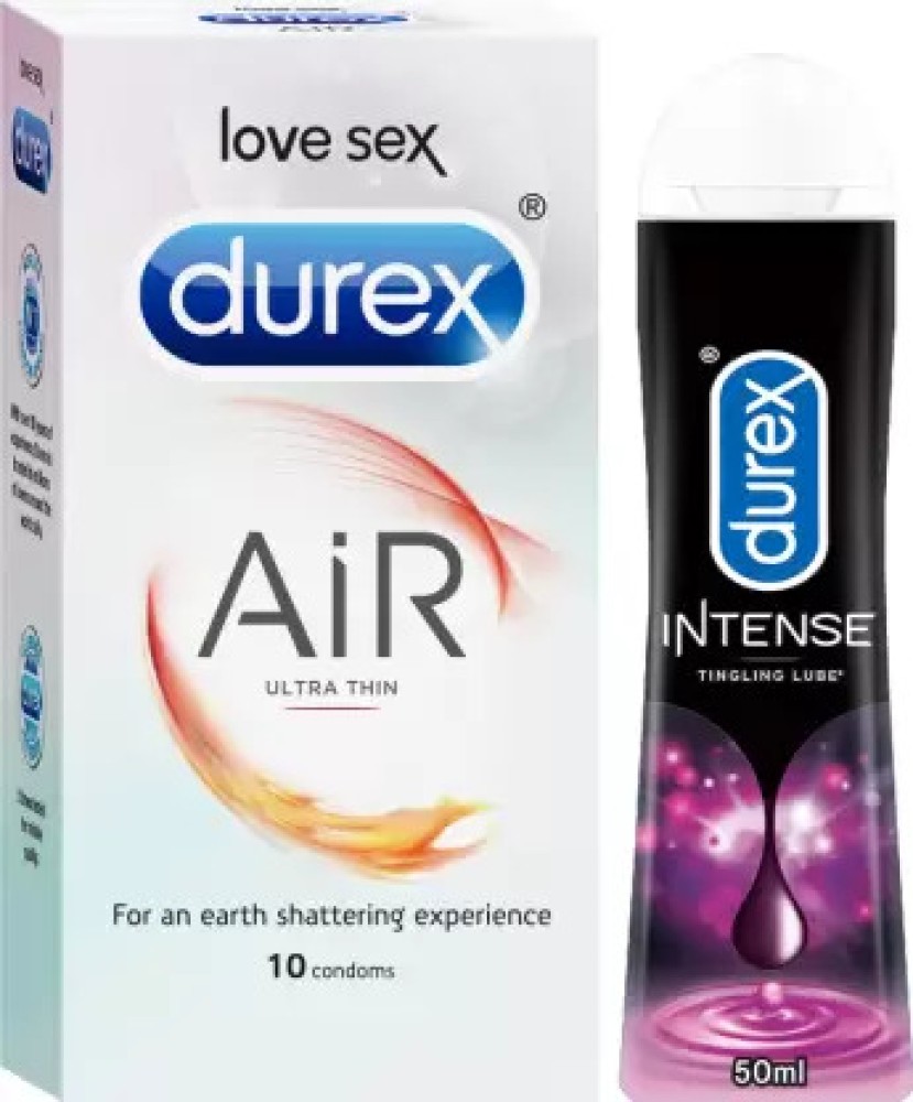 DUREX Air Condom and Lube Intense lubricating gel Condom Price in India -  Buy DUREX Air Condom and Lube Intense lubricating gel Condom online at  Flipkart.com